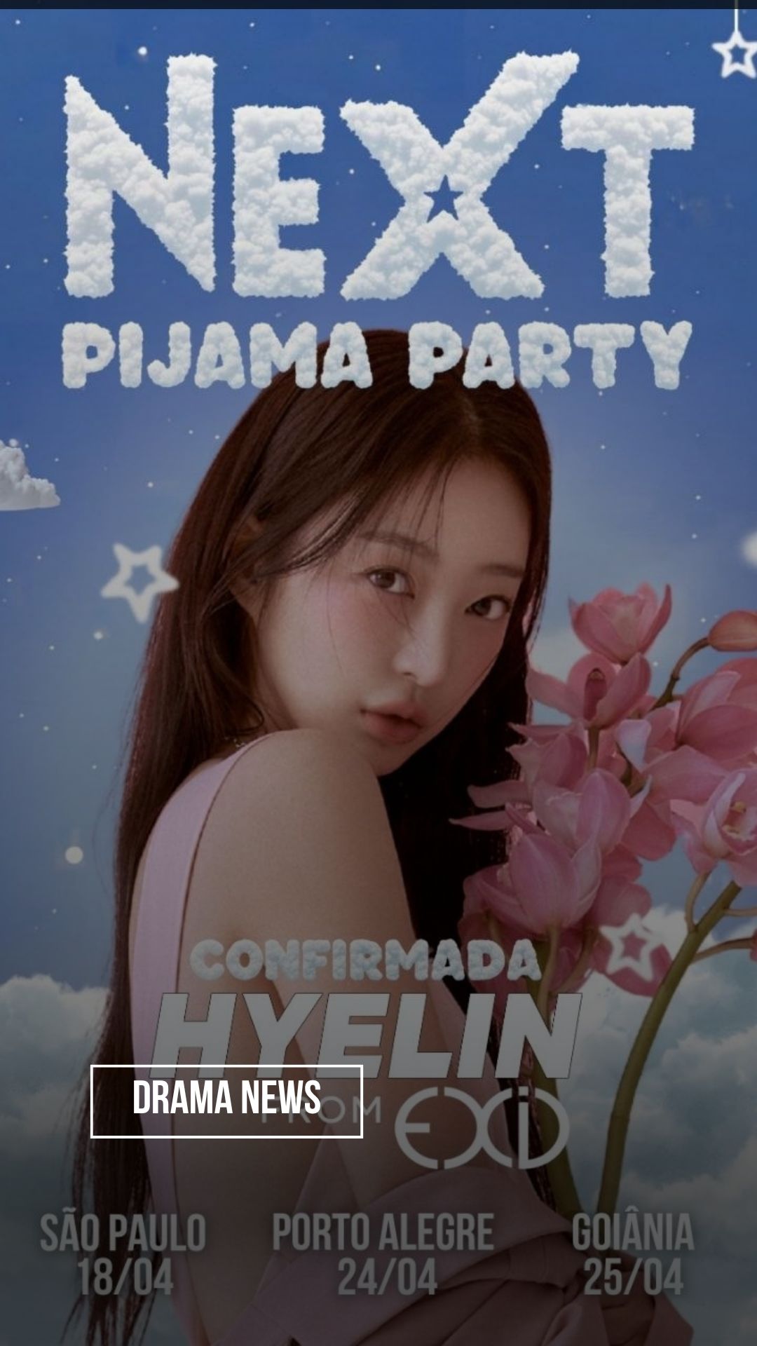 Hyelin no Brasil: a força feminina do K-pop na NEXT Pijama Party