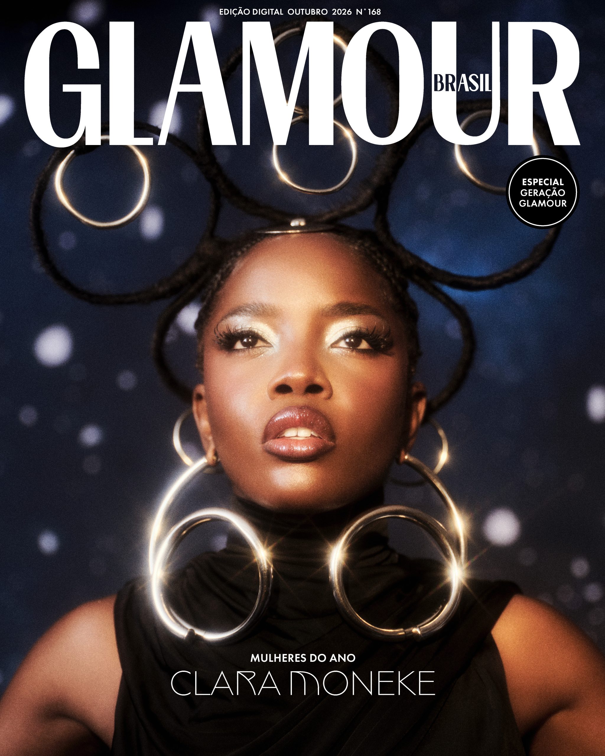 Clara Moneke celebra nova fase da carreira e estrela capa da Glamour Outubro