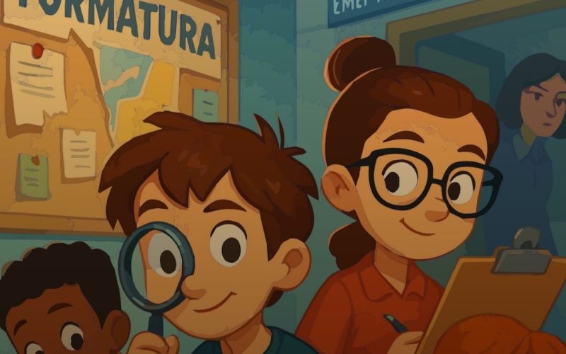 O mistério que abalou uma escola, uma verdade inconveniente sobre jogos online. Conheça o “Pequenos Sherlocks”🕵️‍♀️🎮📚